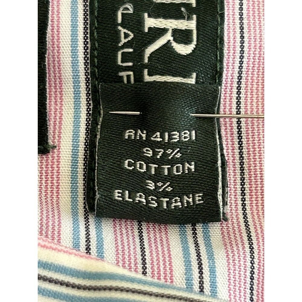Lauren Ralph Lauren Classic Fit Non Iron Size 17.5 36/37 - Picture 5 of 6